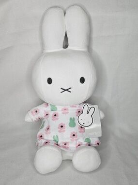 New Miffy Spring Soft Huggable Cuddly Plush Stuffed Toy Baby Toddler 12.5"